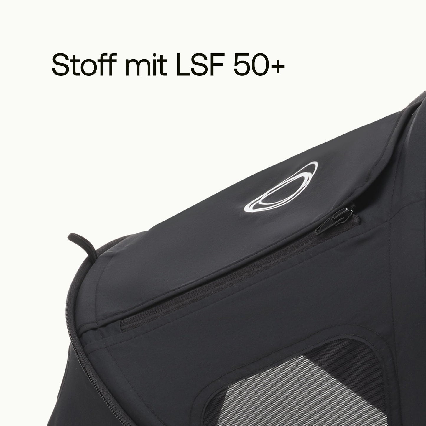 Bugaboo Dragonfly Sonnendach mit Lüftungsfenstern, ausziehbar für zusätzlichen und optimalen Sonnenschutz, wasserabweisend, Deep Indigo