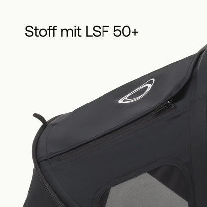 Bugaboo Dragonfly Sonnendach mit Lüftungsfenstern, ausziehbar für zusätzlichen und optimalen Sonnenschutz, wasserabweisend, Deep Indigo
