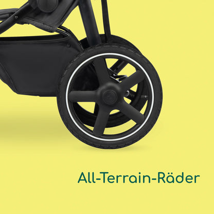 Bebeconfort Indra Stroller, 0-4 Years (22 kg), Quick Automatic Folding Pushchair, Integral Suspension, Small Folding, Flat Reclining Position, Car Seat Compatible, Mineral Graphite