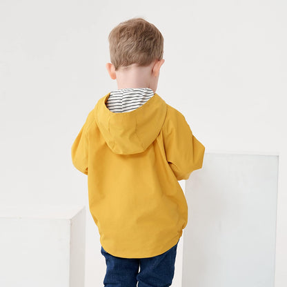 Volunboy Baby Kapuzen Jackets, Jungen Langarm Winddicht Mantel Cartoon Aufdruck Jacken