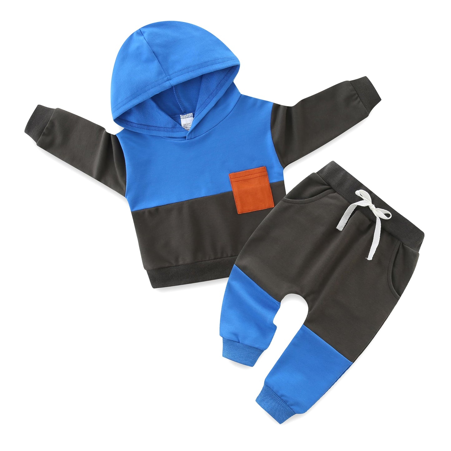 KIDDLETOWN Baby Jungen Kleidung Set, Baby Jungen Hoodie Sweatshirt Outfits Langarm Kleidung Sets Hoodie Top + Hose Kleidung 3-24 Monate