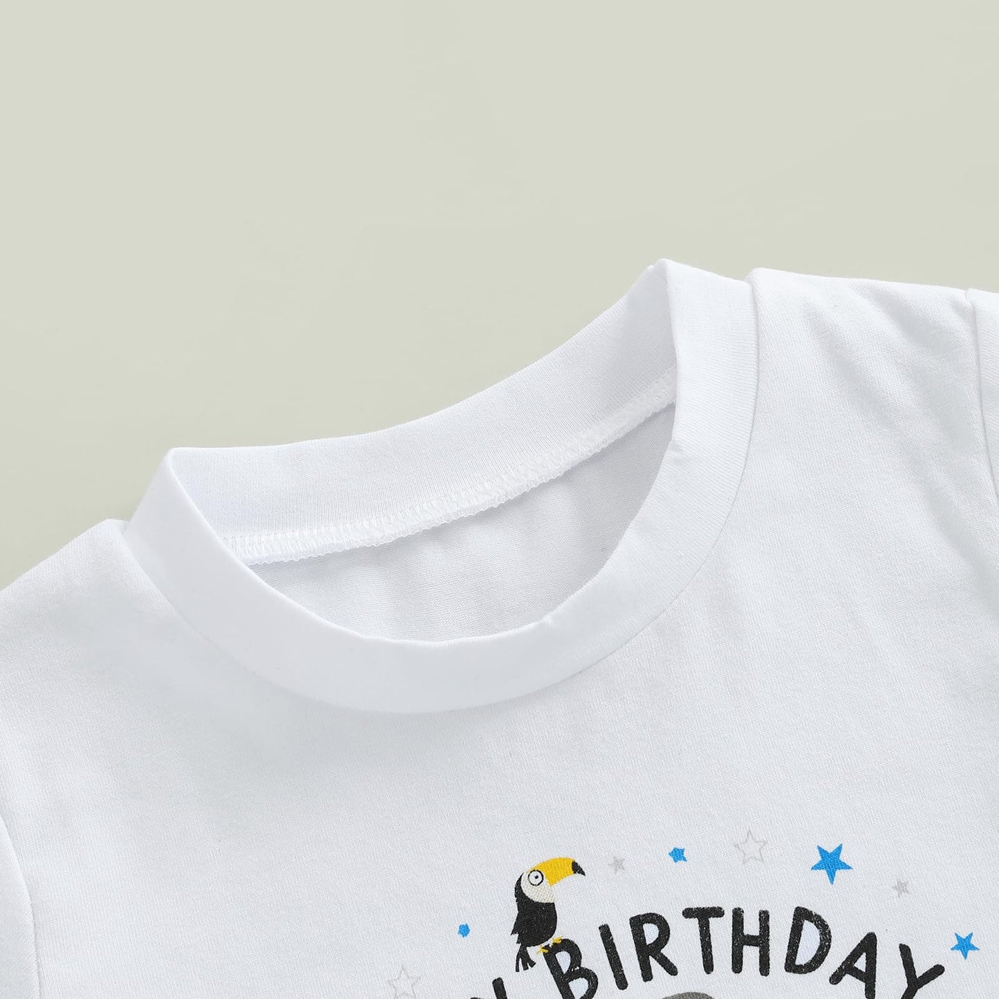 Baby Junge 1. Jahr Geburtstags T-Shirt Wild One Kurzarm Oberteil Baby Mein Erster Geburtstags Outfit Sommer Kleidung