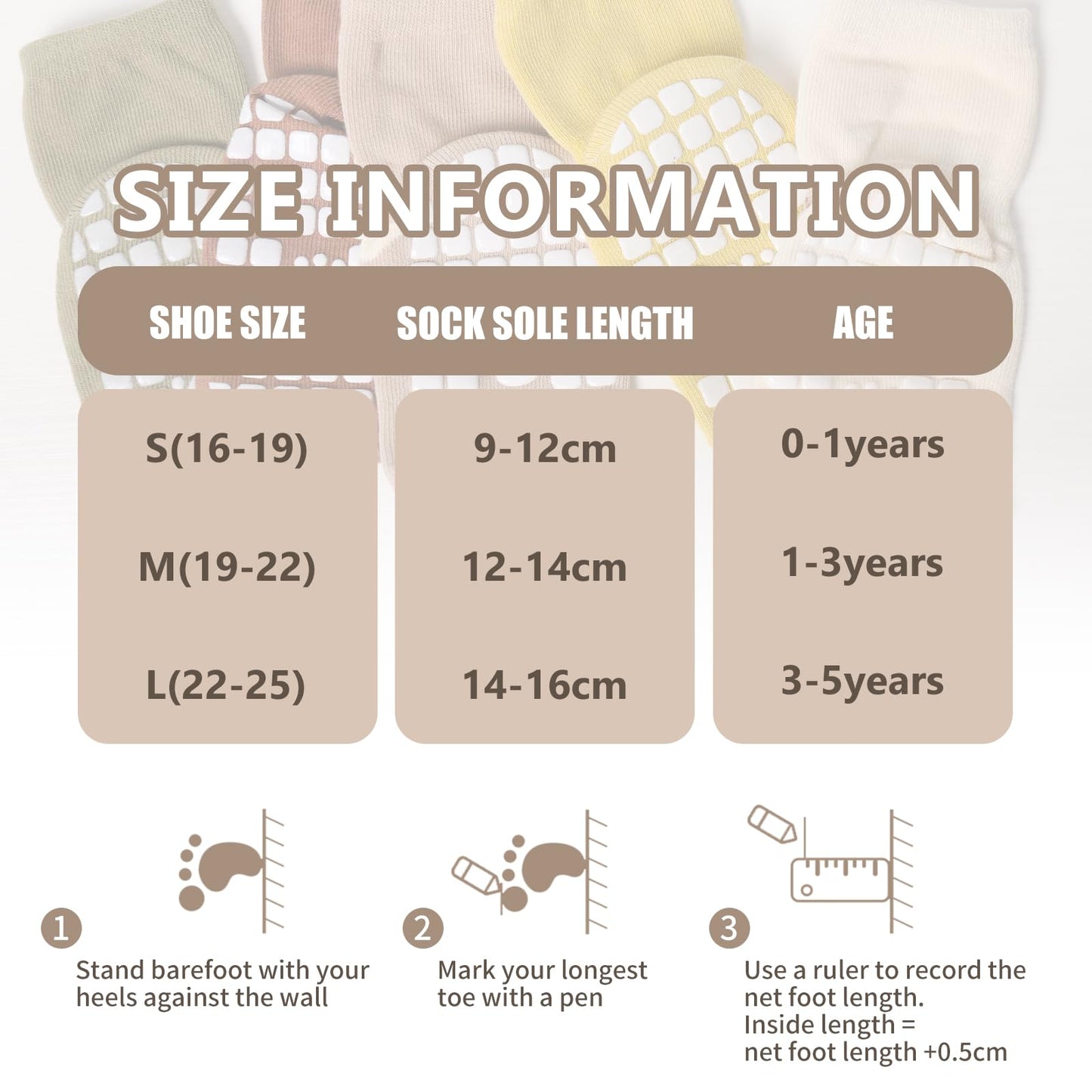 outfit spring Non-Slip Socks Baby, Non-Slip ABS Socks Children, Newborn Cotton Stopper Socks Non-Slip Socks Crawling Socks for Birth Girls Boys Gift 0-5 Years