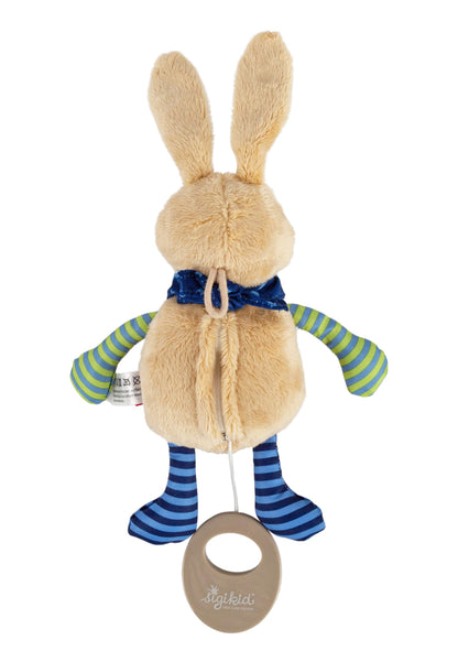 SIGIKID 40356 Spieluhr Hase Musik Mädchen und Jungen Babyspielzeug empfohlen ab Geburt mehrfarbig
