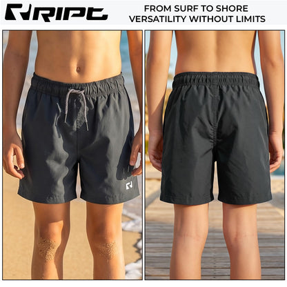 Schnelltrocknende Badeshorts für Jungen – UV50 Sonnenschutz für Aktiven Sommer Spaß