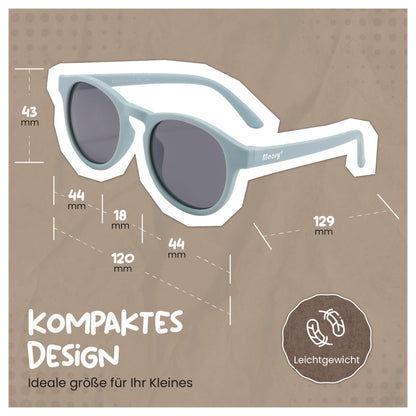 Maesy Faela Kindersonnenbrille für 3-6 Jahre - UV400 polarisierter Schutz - Flexibler und flexibler Rahmen - Sichere und bequeme Kindersonnenbrille für Kleinkinder