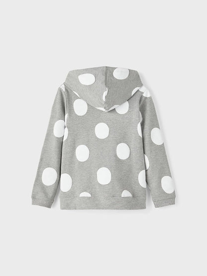 NAME IT Girls Nkfbibba LS Sweat Wh Bru Noos Hoodie