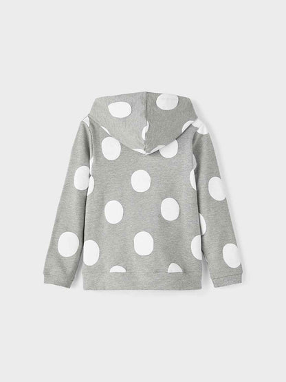 NAME IT Girls Nkfbibba LS Sweat Wh Bru Noos Hoodie