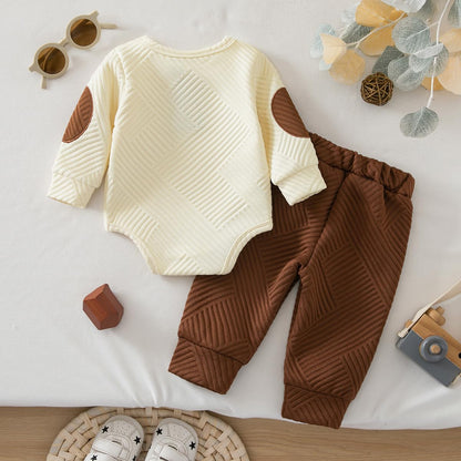 Herbst Outfit Für Baby Jungen Mit Bären Oberteil Und Hose