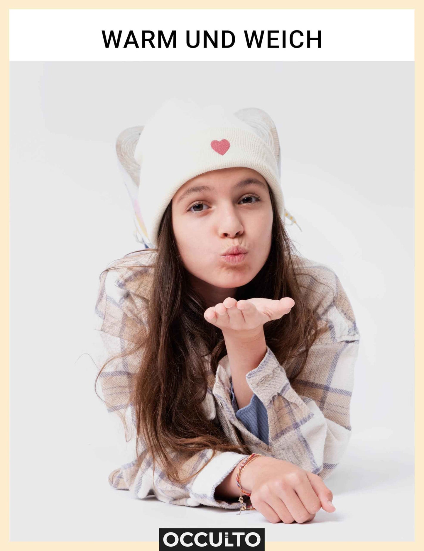 Occulto Jungen & Mädchen Winter Mütze (Model: Lian), Kinder Beanie