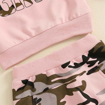 FIOMVA Baby Girl Clothes Toddler Sweatshirt Pants 2 Piece Set Autumn Winter Infant Pullover Top Outfit Newborn Matching Sets