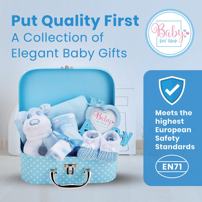 Box Shop Babyparty Mädchen Geschenk - 7 Baby Geschenkset, Für Neugeborenes, Zur Geburt - Rosa