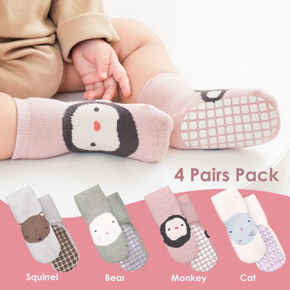 Simpeak Baby Socks, ABS Socks, Non-Slip Baby Socks, Non-Slip Baby Socks, Boys and Girls, Stopper Socks, Baby 0-36 Months