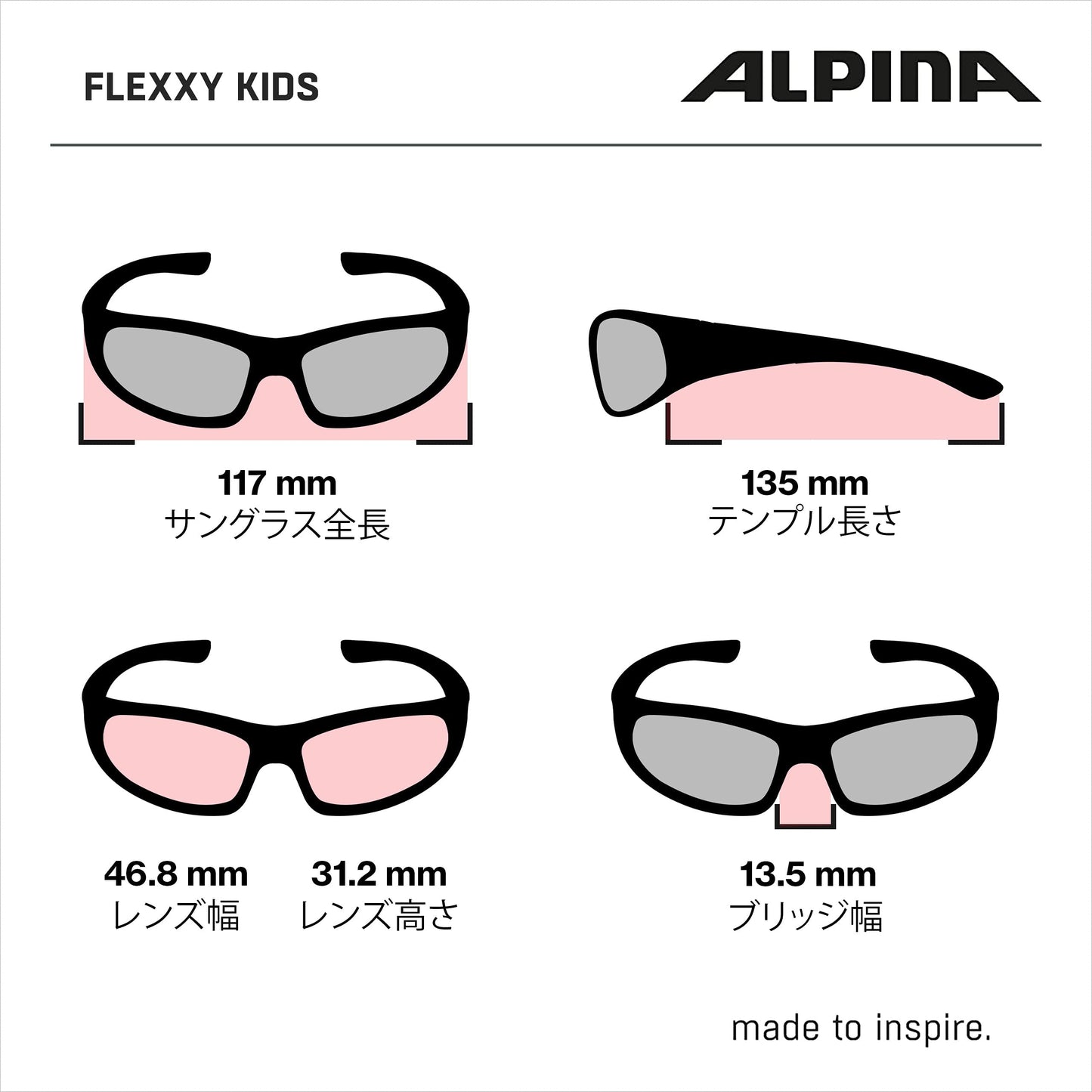 ALPINA Unisex Kinder Sonnenbrille Sonnenbrille (1er Pack)