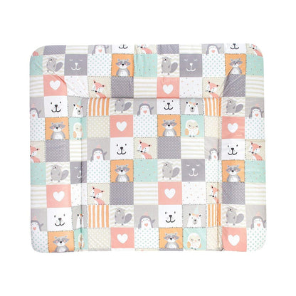 Julius Zöllner Wickelauflage Softy 85x75 cm - Wickelunterlage - wasserdicht und abwischbar - Made in Germany – Oeko-Tex Standard 100 – Schmusebär