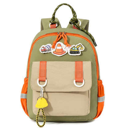PROTAURI Kindergartenrucksack Mädchen 3-7 Jahre 11.6L Katze Hase, Rosa | mit Brustgurt reflektierend wasserabweisend leicht atmungsaktiv ergonomisch DIN A4 3D Patches 3D Tier Design