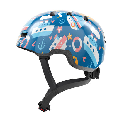 ABUS Skurb Kid Children's Helmet - Robust Bicycle Helmet in Skater Look with Space for a Braid and Various Designs - for Girls and Boys