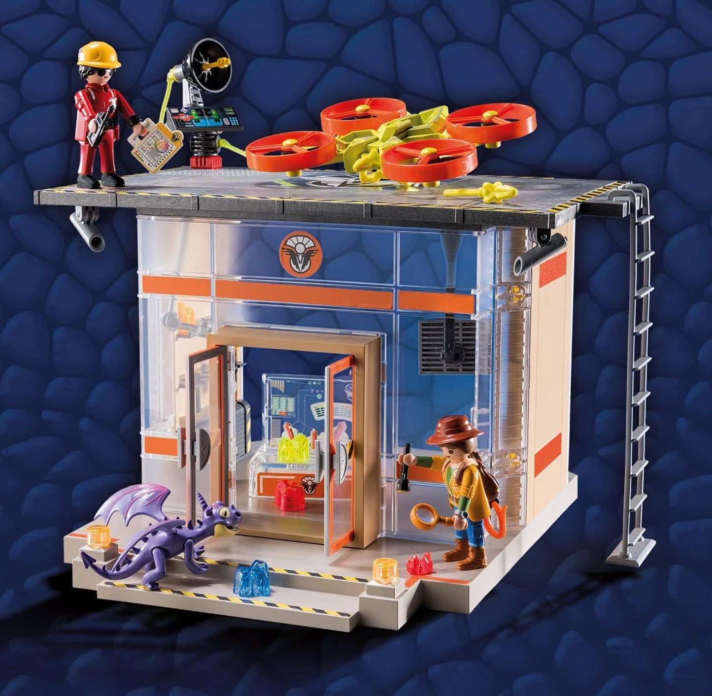 PLAYMOBIL DreamWorks Dragons 71084 Dragons: The Nine Realms - Icaris Lab, Dragons-Figur, Spielzeug-Drache und Drohne mit Geschoss, Spielzeug für Kinder ab 4 Jahren