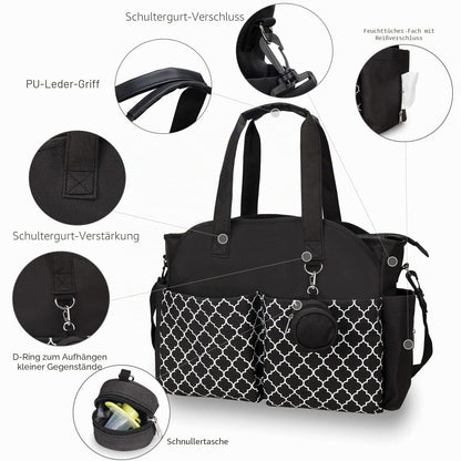 Wickeltasche Baby Wickeltasche Große Babytaschen für Mama mit Wickelstation Multifunktions Reise