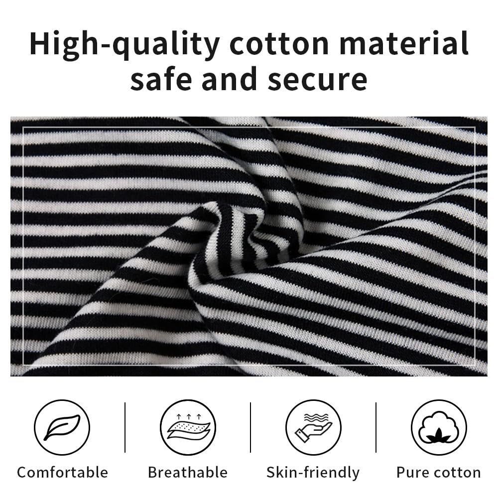 SFreeBo Baby Boys Clothing 3 Pieces Winter Baby Clothing Outfit Set Long Sleeve Cotton Striped Newborn Baby Clothing Boys 3-18 Months