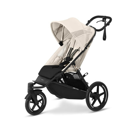 CYBEX Gold AVI SPIN Kinderwagen, Ab Geburt bis ca. 4 Jahre, Max. 111 cm und 22 kg, City-, All-Terrain-Kinderwagen, Moss Green