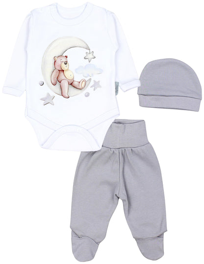 TupTam 3-Piece Unisex Baby Clothing Set with Print