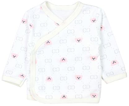 TupTam Baby Mädchen Langarm Wickelshirt Baumwolle 5er Set