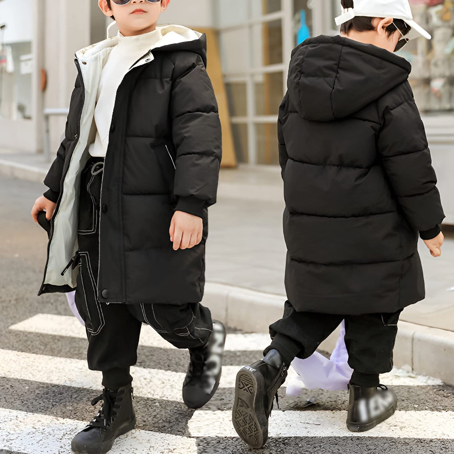 Children's Girls' Jacket with Hood Winter Jacket Winter Coat Children's Jacket for 2-10 Years