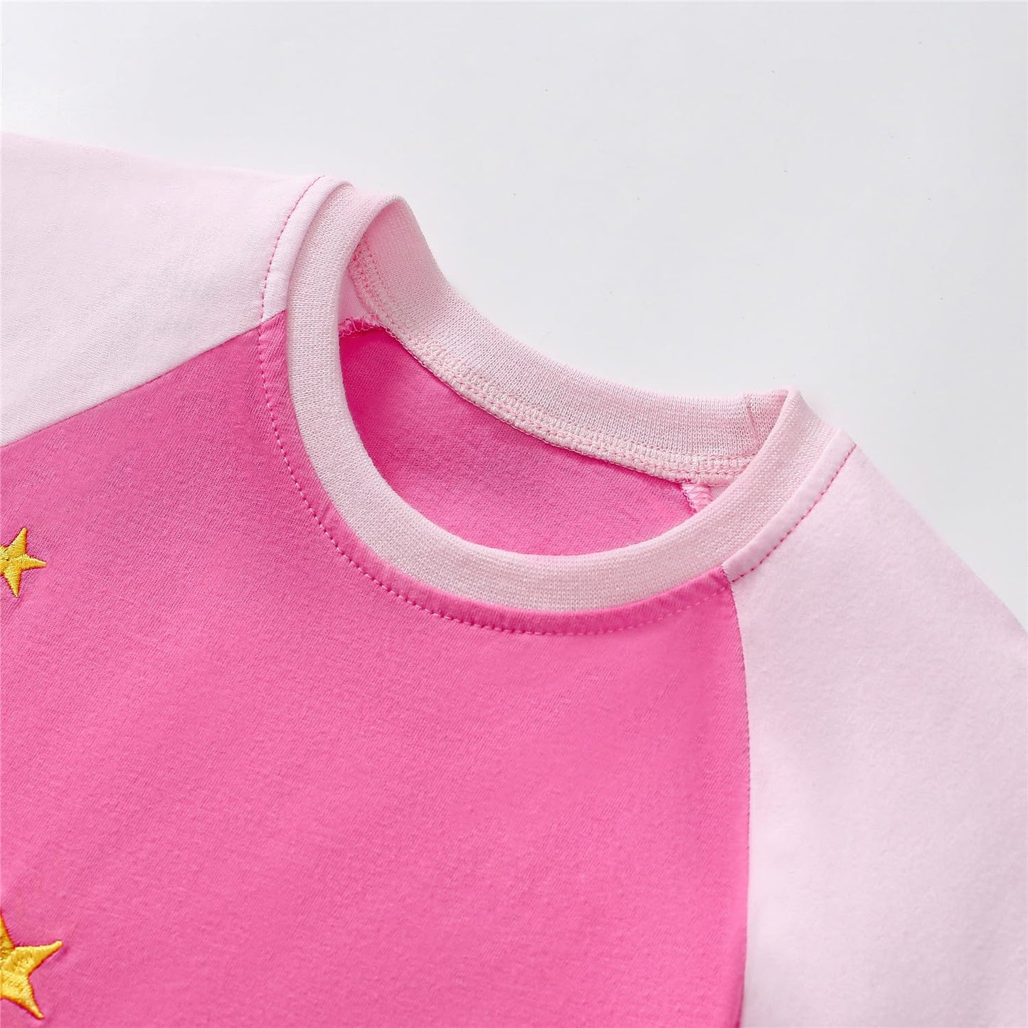 Kleinkind Mädchen Kurze Ärmel Ostern Kleid Baumwolle lässig Jersey Shirt Playwear Applique Kleid