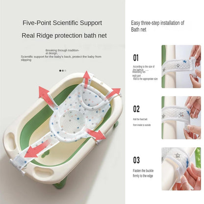 Baby Bath Support Cushion, Bath Seat Baby, Baby Bath Net, Non-Slip Baby Suspension Pad, Insert Baby Bath Tub Insert, Baby Bath Mat, Baby Bath Mat, Baby Bath Mat