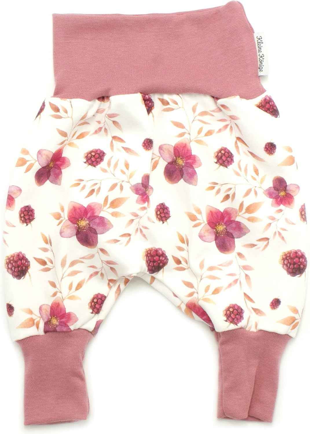Kleine Könige Baby Girls' Baggy Trousers · Model Blackberry Pretty Blackberry Berry · Ökotex 100 Certified · Size 74/80