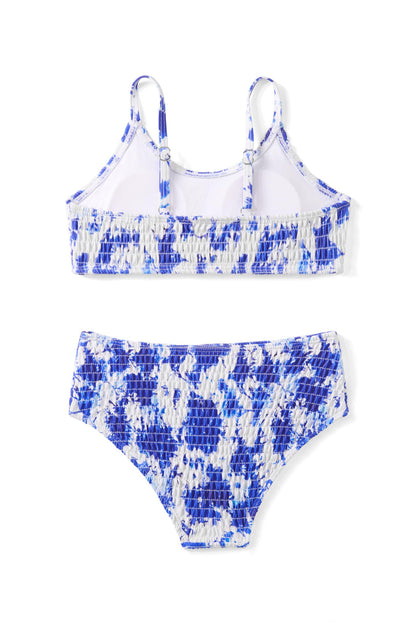 Arshiner Mädchen Bikini-Set Sommer Kinder Badeanzuge Zweiteiliger Mode Tankini Hautfreundlich Atmungsaktiv Bikinis für Mädchen 5-14 Jahre