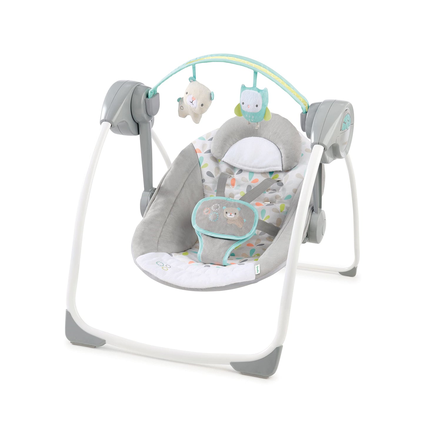 Ingenuity, tragbare Babyschaukel, Cuddle lamp - mit Melodien, Zeit- und Schaukeleinstellung
