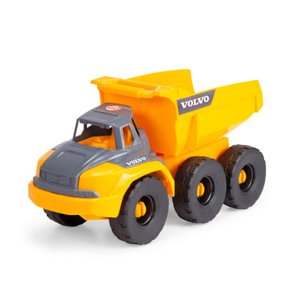Dickie Toys - Volvo Bagger Tough Excavator (26 cm) - Spielzeug-Schaufelbagger für Kinder ab 3 Jahre mit Freilauf, beweglichem Arm und Schaufel, als Sandspielzeug geeignet