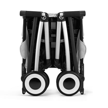 CYBEX Gold Pushchair Dragonfly with One-Pull Harness, From Approx. 6 Months to 4 Years (max. 22 kg), Ultralight (Only 6 kg), Fog Gray (Grey with Silver Frame) 