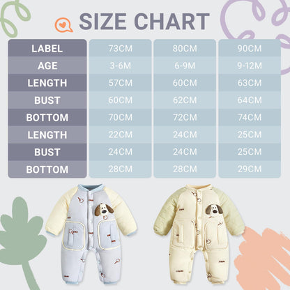 Baby Schneeanzug, weicher Strampler, Neugeborenen Winter Strampler, Herbst Winter Warm Overall, Winter Anzug für Kleinkinder, Mädchen, Jungen, 6-18 Monate