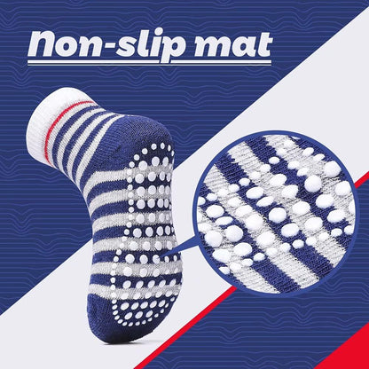 KOWAYI Stoppersocken Kinder 5/10 Paar ABS Rutschsocken Kinder Jungen, Mädchen, Baby Antirutschsocken 1-7 Jahre Grip Socken