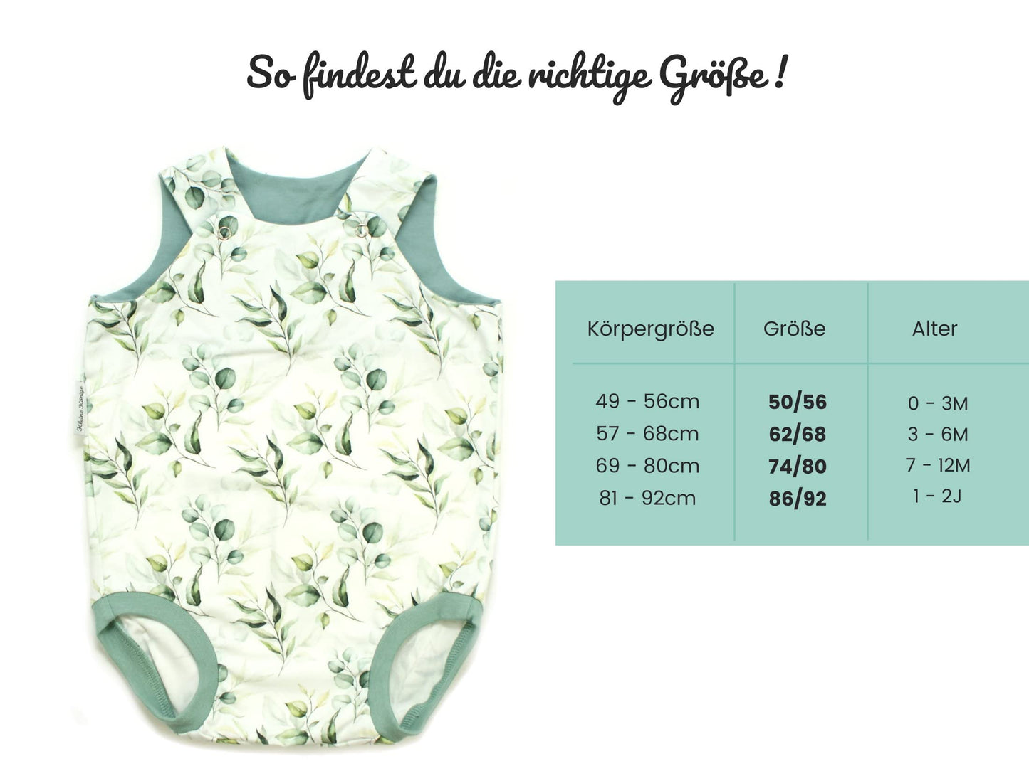 Kleine Könige Bodys Sommer Baby Body Mädchen · Viele Muster & Größen · Ökotex 100 zertifiziert · Größen 50-92
