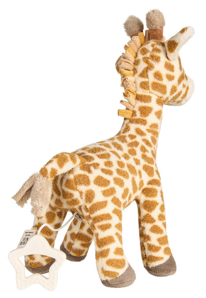 Sterntaler Spieluhr M Giraffe Kaya – Spieluhr aus weichem Stoff – entnehmbares Spielwerk – Melodie: Brahms Wiegenlied, praktischer Sternengriff - Einschlafhilfe - Geschenk, ab Geburt, goldbraun