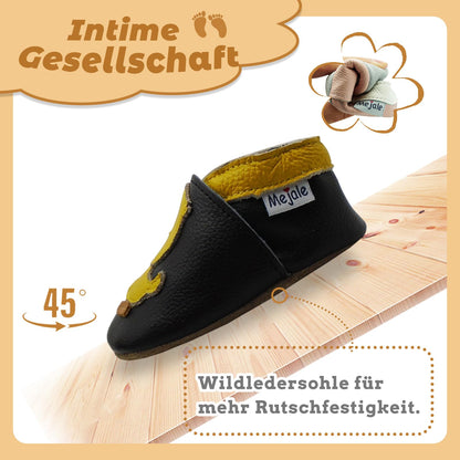 Mejale Leather Baby Shoes First Walking Shoes Crawling Shoes Toddler Children's Shoes Slippers
