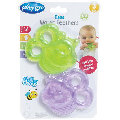 Playgro Beißring-Set Bumpy Gums, wassergefüllt, ab 3 Monaten, 3-teilig, Bumpy Gums, bunt, BPA-frei