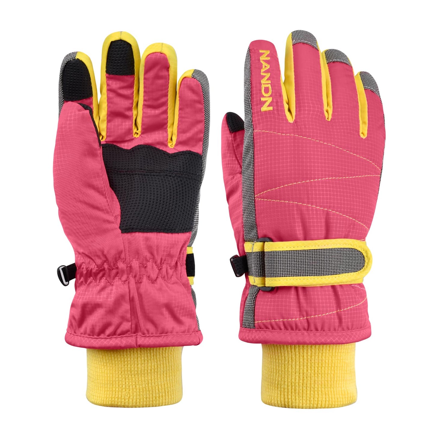 TRIWONDER Children's Ski Gloves, Thermal Fleece Gloves, Warm Winter Gloves for Boys and Girls