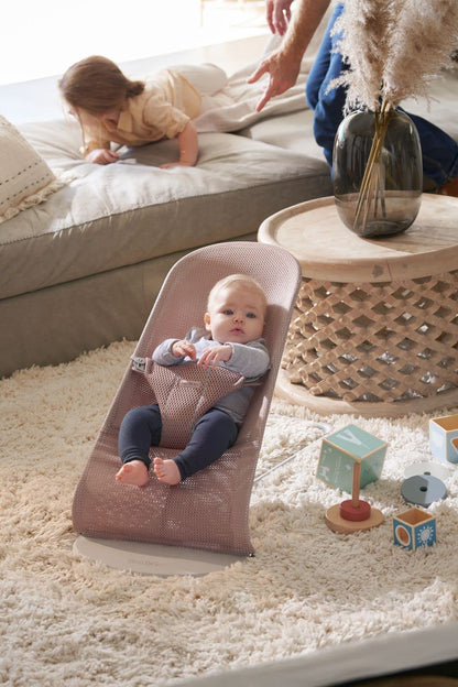 BabyBjörn Bliss Baby Bouncer, Woven, Classic Quilting, Sand Grey 