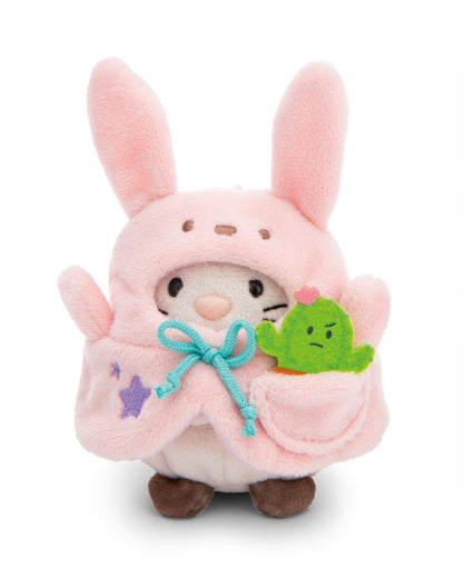 NICI MYMOCHI Kuscheltier Set - Kuscheltier Bär Nomo 8 cm mit Pommes und Bienenkostüm in Geschenkbox, Flauschiges Stofftier zum Kuscheln, Spielen und Liebhaben - 61142