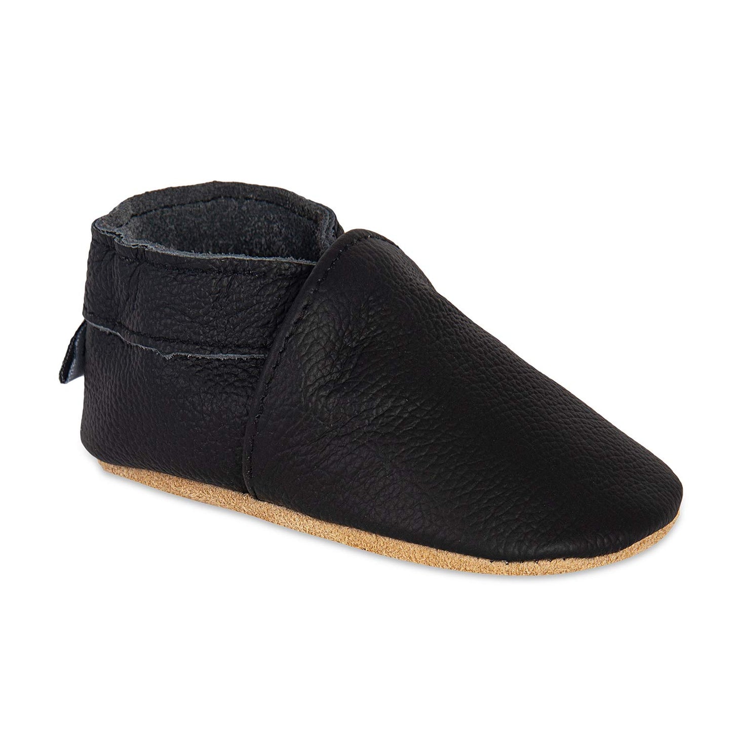 HMIYA Weiche Leder Krabbelschuhe Babyschuhe Lauflernschuhe mit Wildledersohlen für Jungen und Mädchen 0-6 Monate 6-12 Monate 12-18 Monate 18-24 Monate