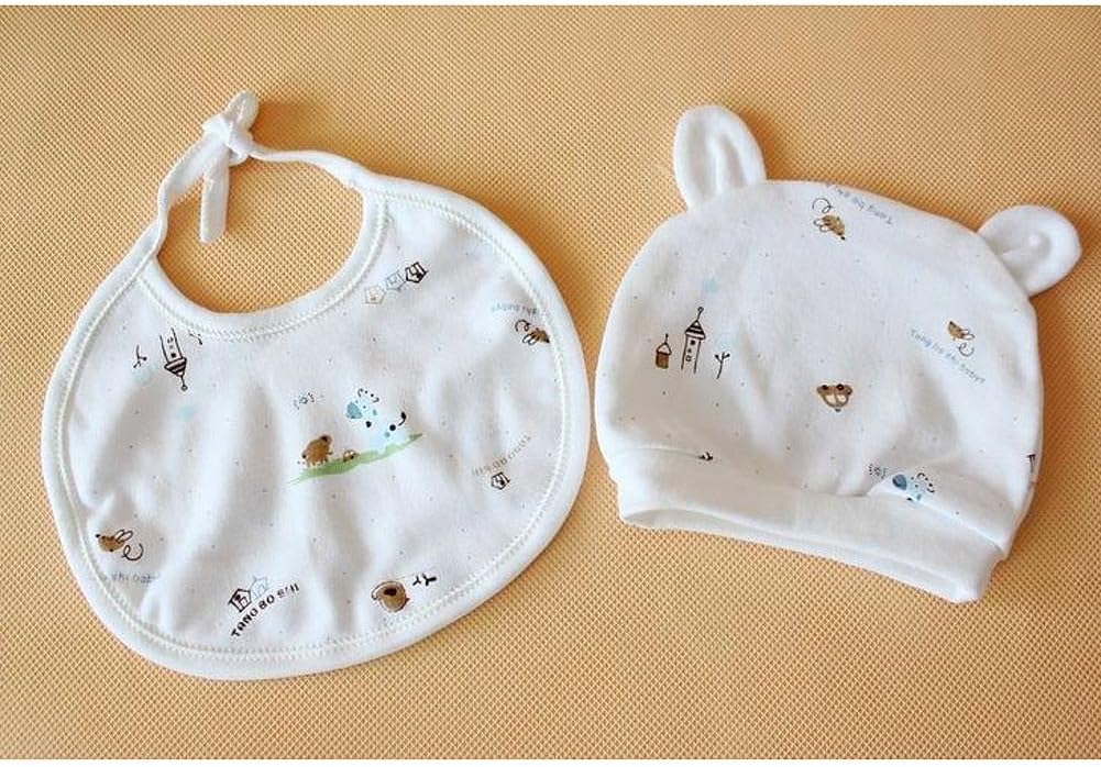 5 Stück Neugeborenen 0-3 M Jungen Mädchen Baby Baumwolle Kleidung Tops Hut Hosen Anzug Outfit Sets Eine Größe
