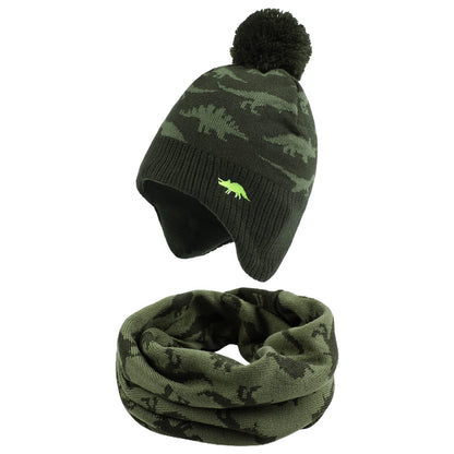 XIAOHAWANG Baby Strickmütze Winter Babymütze Junge Warme Kindermütze Junge Beanie Mütze Dicke Wintermütze für Herbst,Winter