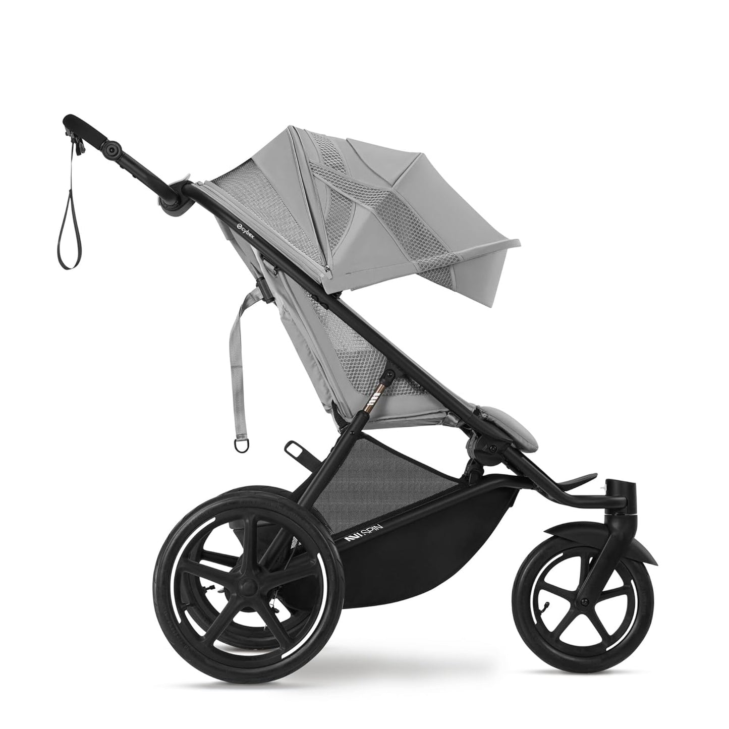 CYBEX Gold AVI SPIN Kinderwagen, Ab Geburt bis ca. 4 Jahre, Max. 111 cm und 22 kg, City-, All-Terrain-Kinderwagen, Moss Green