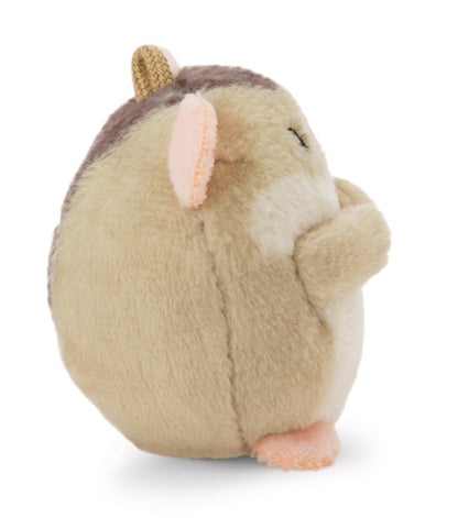 NICI My Mochi Cuddly Toy Ladybird Dozz Hamburger 5 cm Beige - Soft Plush Toy - Cute Plush Toy for Cuddling and Playing, for Children and Adults, Great Gift Idea