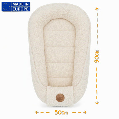Nestchen Baby - Babynestchen Neugeborene Minky Babynest für Kinderbett Vielseitiges tragbar Nest kuschelnest zubehör für babybett warm Winter coccon Teddybären